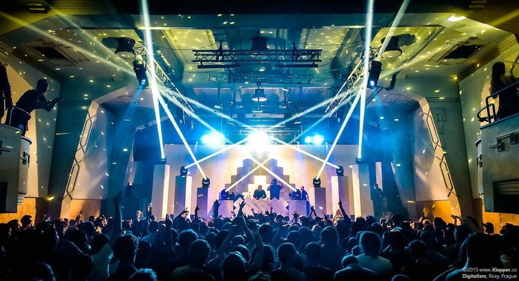 top 10 techno clubs in Prague - Roxy being one of the few